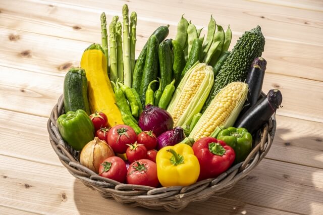 緑黄色野菜と淡色野菜など色々