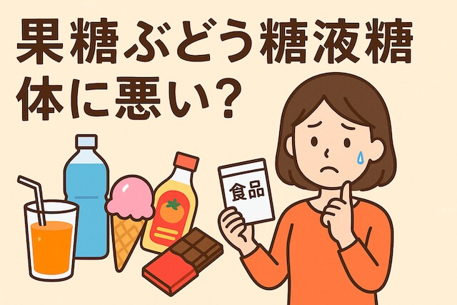 果糖ブドウ糖液糖は体に悪い？