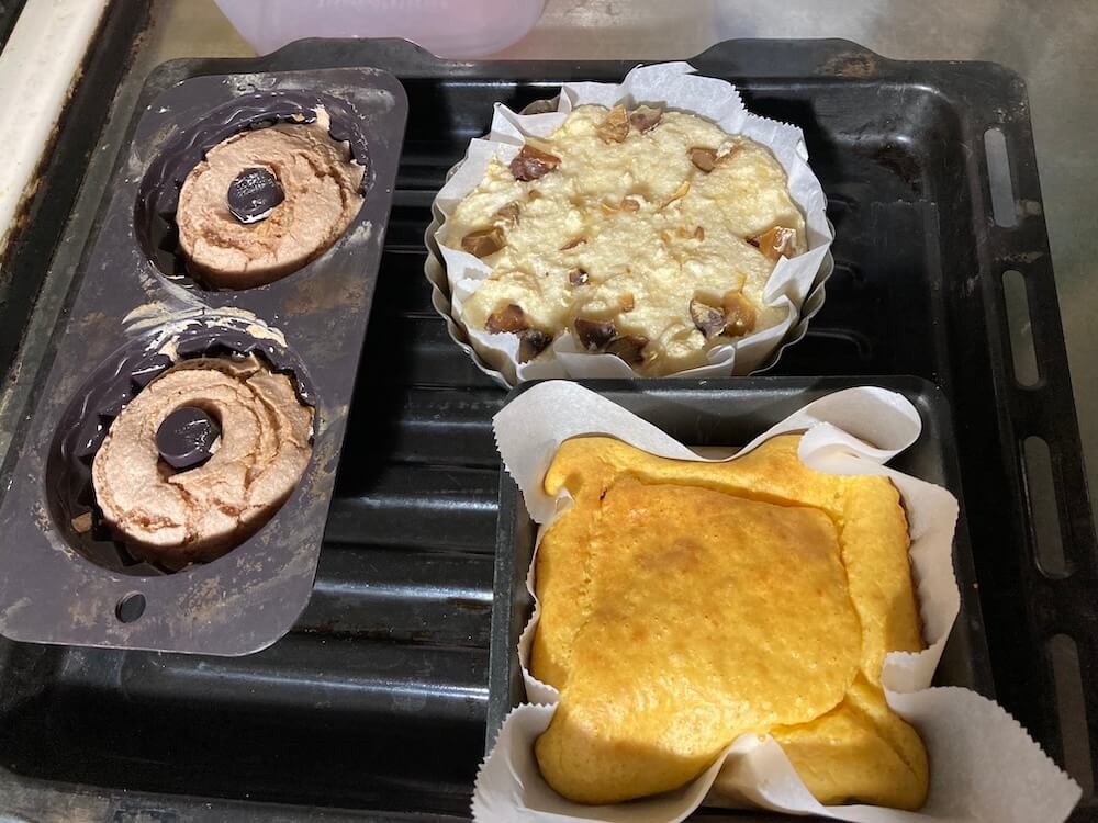 米粉メインでグルテンフフリーのヘルシーケーキたち