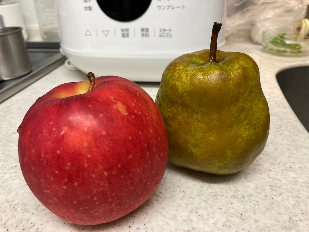 林檎と洋梨