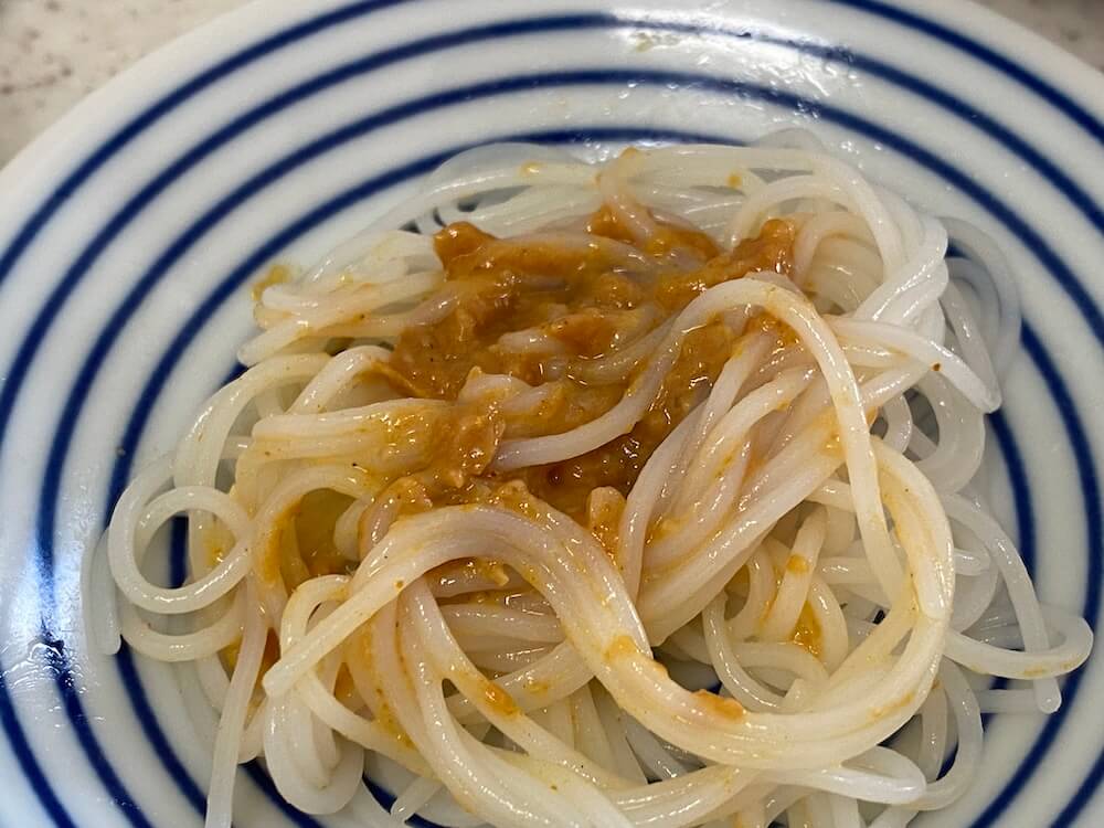 ビーフンのカレーソース