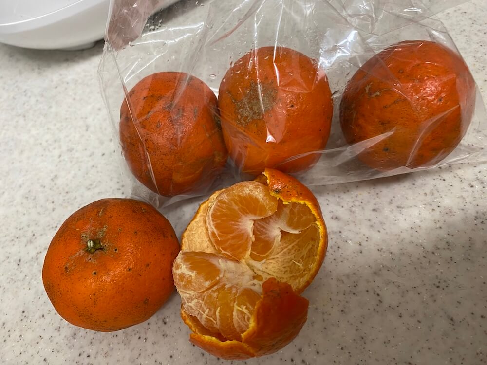 沖縄みかんの中