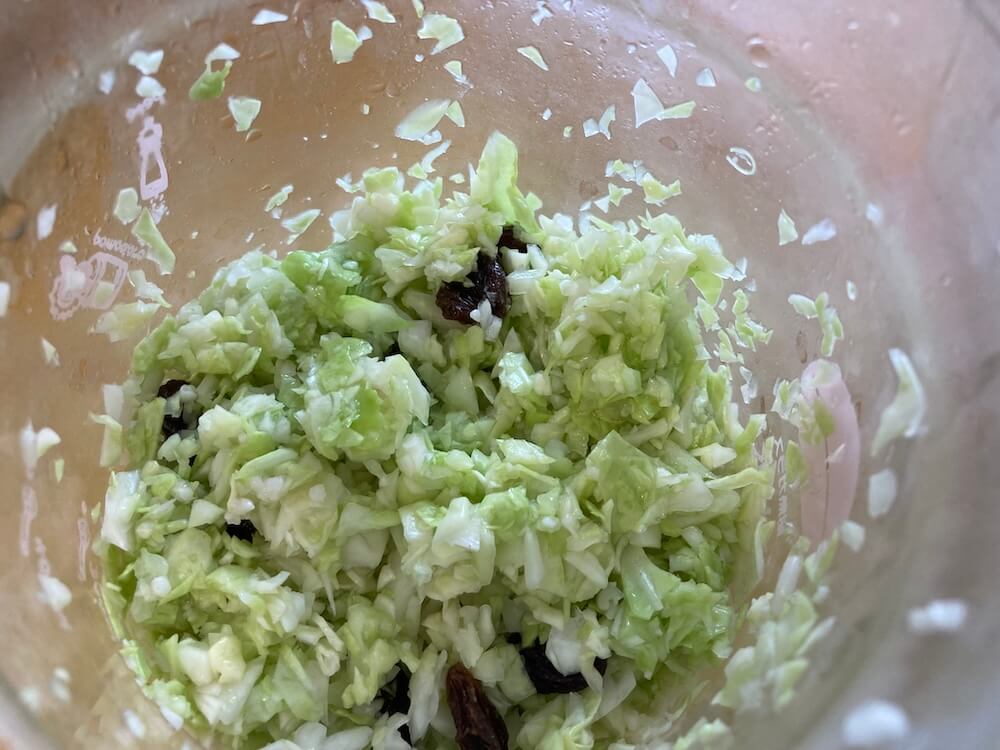 ぶんぶんチョッパーで作ったコールスロー