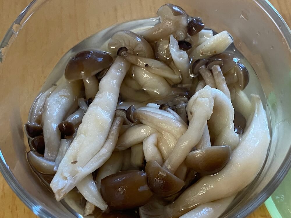 しめじの甘酢漬け