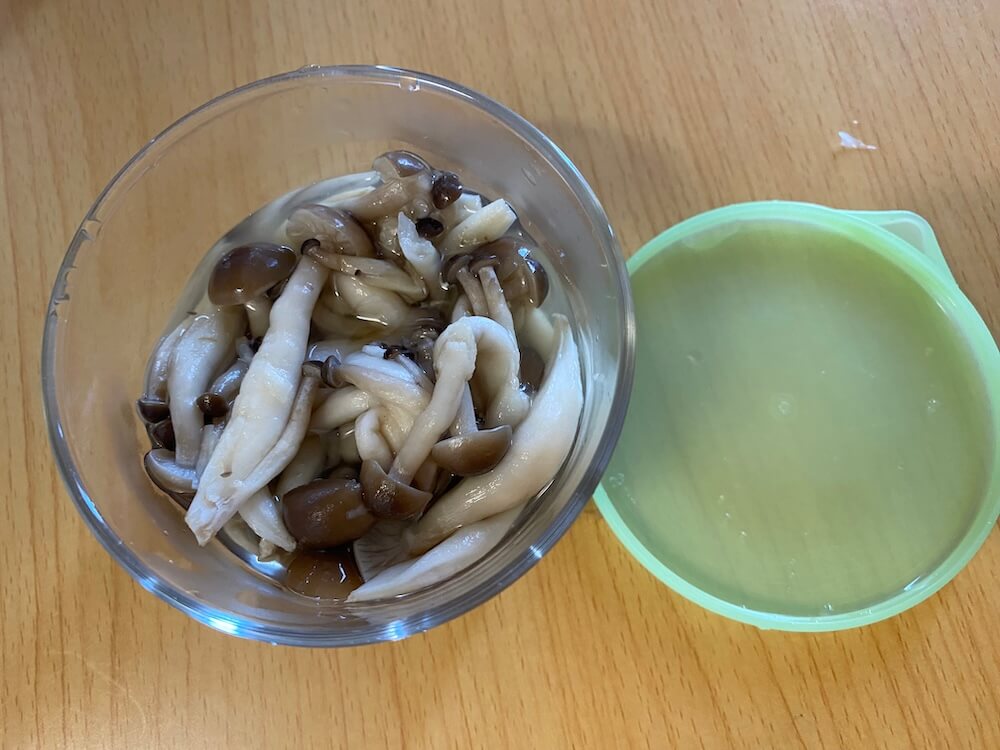 美味しいしめじの甘酢漬け