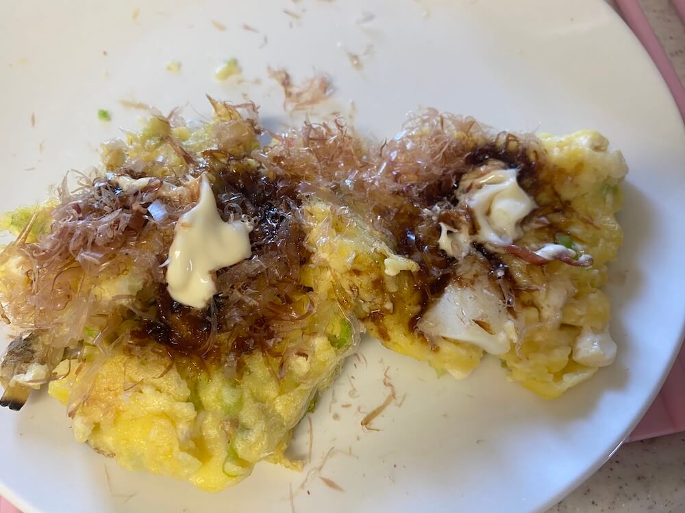 米粉のお好み焼き